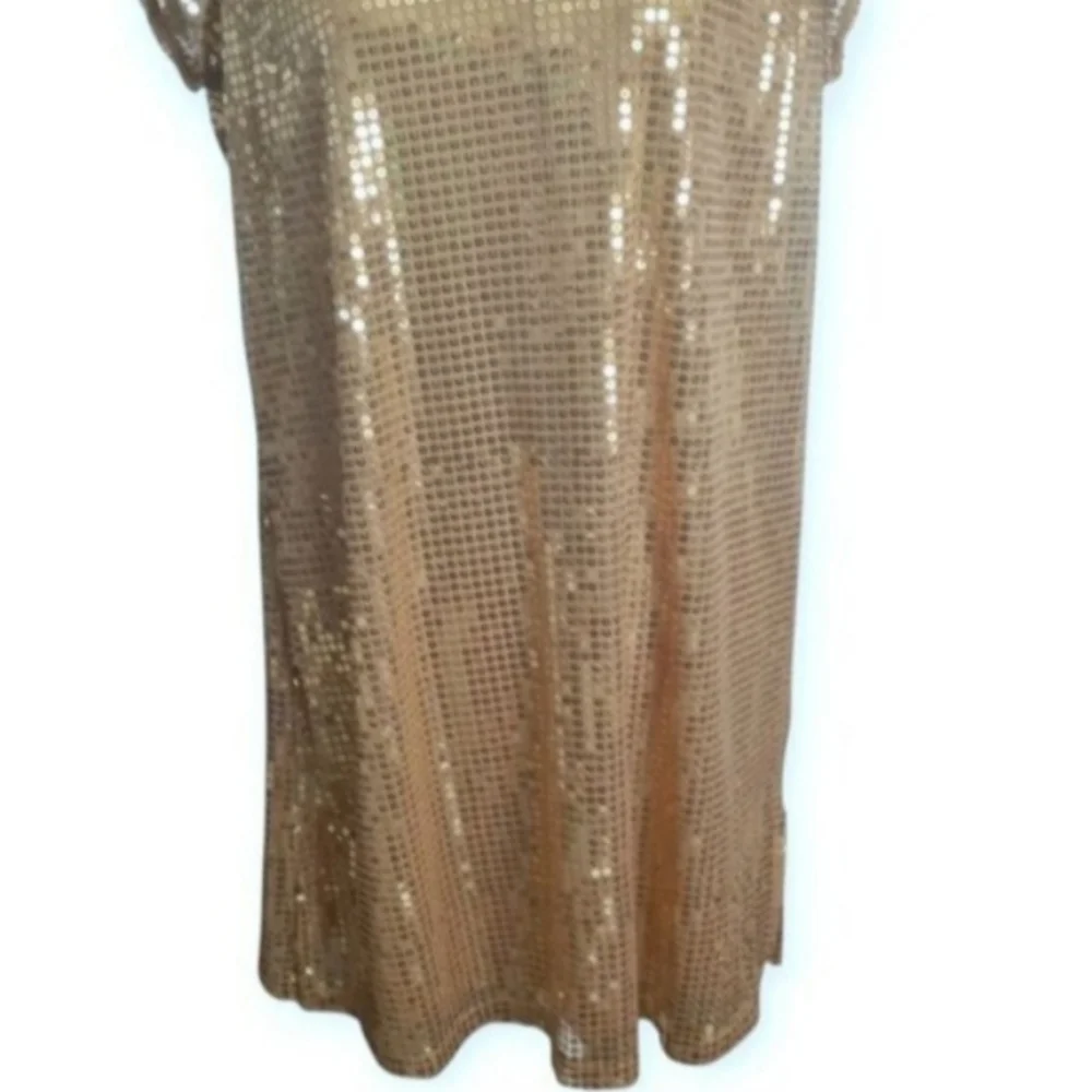 Gold Sequin Dress Sz.L EUC.
